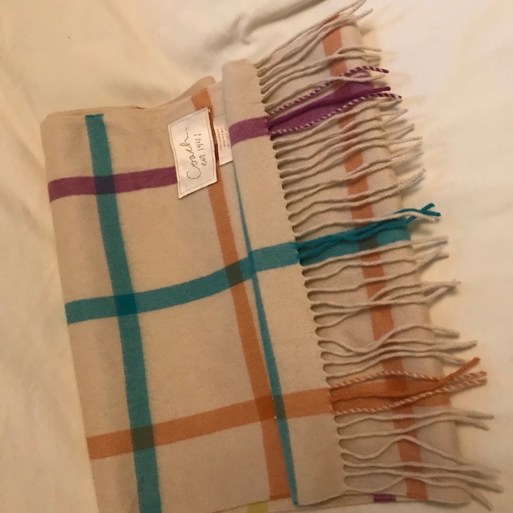 Coach scarf - 100% Cashmere - authentic